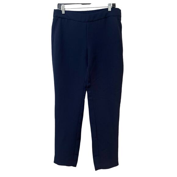 Cabi Womens High Rise Pull On Trouser Pants Size 8 Navy Office Career Mature - Picture 1 of 8